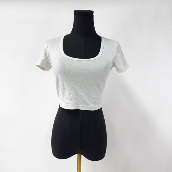 AMERICAN APPAREL BABY DOLL CROP TOP T SHIRT SIZE SMALL - Picture 4 of 5